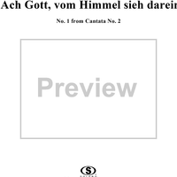 No.1 from Cantata No. 2: "Ach Gott, vom Himmel sieh darein," BWV2