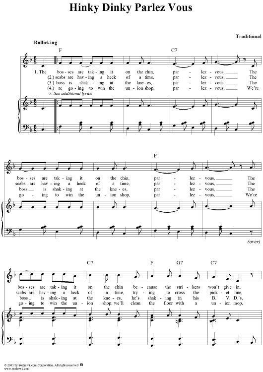 Hinky Dinky Parlez Vous