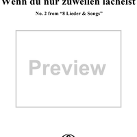 Wenn du nur zuweilen lächelst