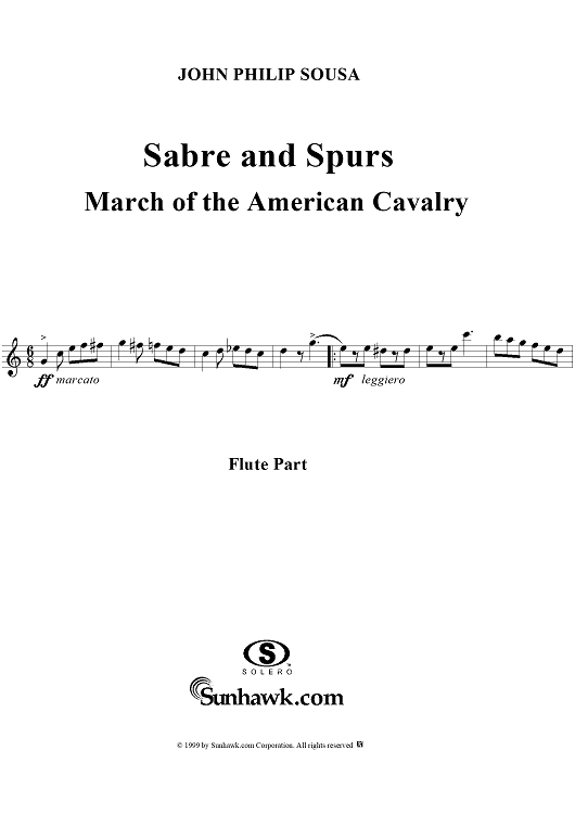 Sabre and Spurs - Flute