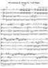 Divertimento No. 1, Movement 1 - Score