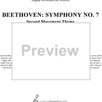 Beethoven: Symphony No. 7 - Second Movement Theme