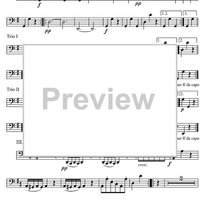 5 Minuets D89 - Cello