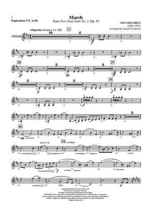 March (from Peer Gynt Suite No. 2) - Euphonium TC