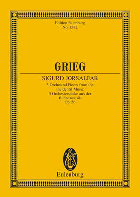 Sigurd Jorsalfar - Full Score