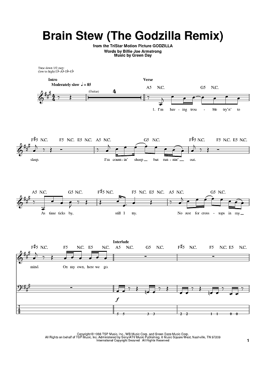 Brain Stew (The Godzilla Remix)