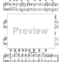 Gavotte - from Holberg Suite, Op. 40 - Keyboard or Guitar