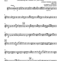 Hallelujah - from "Messiah", HWV 56 (introducing the Chorale "Ein' feste Burg") - Oboe 2
