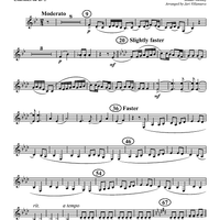 Simple Gifts - Clarinet 3 in B-flat (op. Alto Cl.)