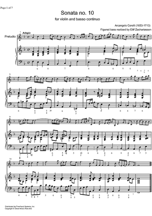 Sonata No.10 - Score