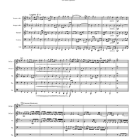 Trumpet Overture from "The Indian Queen," Act 3 - Score