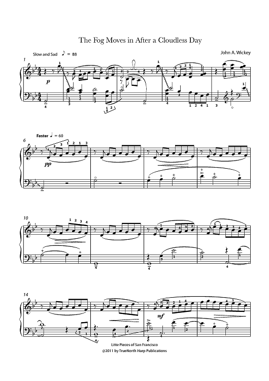 The Fog Moves in After a Cloudless Day