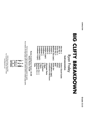 Big Clifty Breakdown - Score Cover