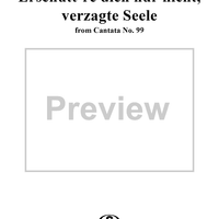 "Erschütt're dich nur nicht, verzagte Seele", Aria, No. 3 from Cantata No. 99: "Was Gott tut, das ist wohlgetan" - Flute or Violin