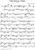 Violin Sonata in A major, Op. 1, No. 3
