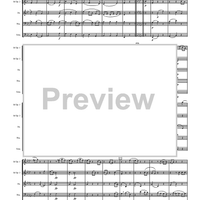 Menuetto from Clarinet Quintet, K. 581 - Score
