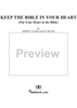 Keep the Bible in Your Heart (Put Your Heart in the Bible)