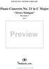 Piano Concerto No. 21 in C Major ("Elvira Madigan"), Movement 3 (K467) - Full Score