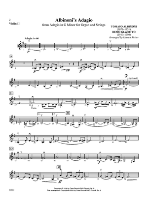 Albinoni's Adagio - Violin 2