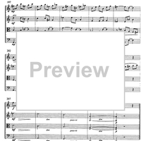 String quartet No. 1 - Score