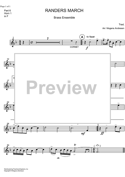 Randers March - Horn 1