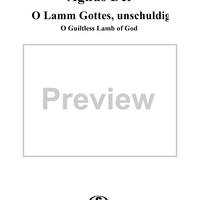 O Lamm Gottes -- Agnus Dei  (Chorale Prelude, BWV656)