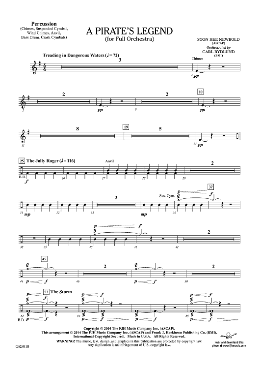 A Pirate's Legend - Percussion