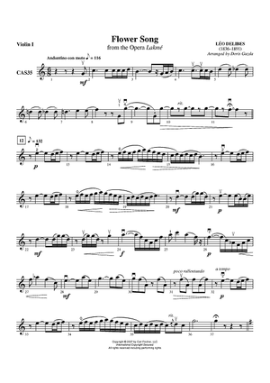 Flower Song - Violin 1
