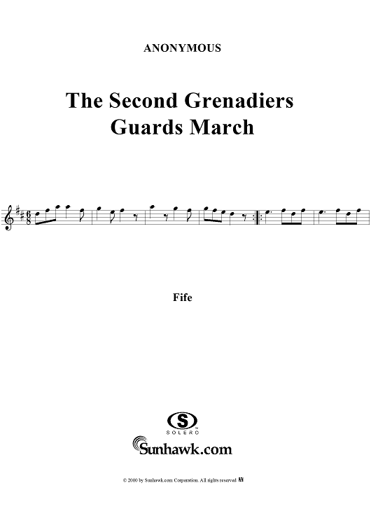 The Second Grenadiers Guards March