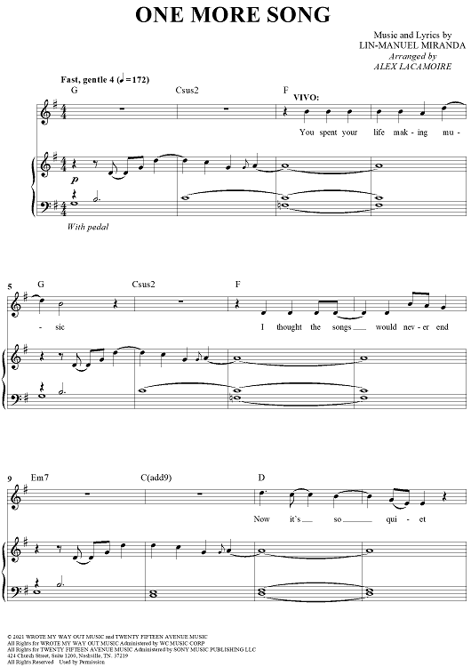 One More Note One More Song