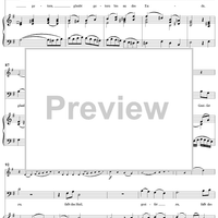 "Greifet zu, fasst das Heil", Aria, No. 4 from Cantata No. 174: "Ich liebe den Höchsten von ganzem Gemüte" - Piano Score