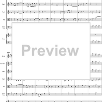 Triple Concerto in A Minor, Movement 3 (BWV1044) - Score
