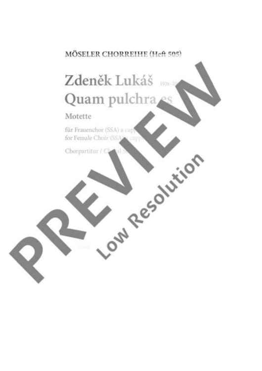 How beautiful you are - Choral Score