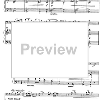 Quatre Morceaux d'Eglise - Score