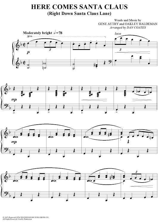 Here Comes Santa Claus