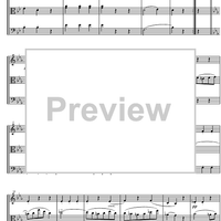 String Trio Bb Major D581B - Score