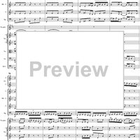 Brandenburg Concerto No. 1: Allegro - Score
