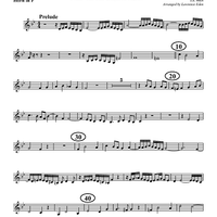 Prelude and Fugue VII - From "The Well-Tempered Clavier" - Horn in F