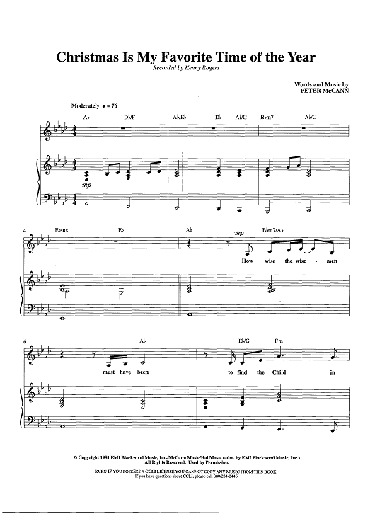 Christmas Is My Favorite Time of the Year