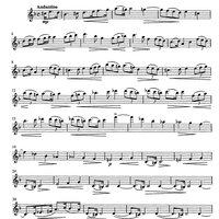 Cavatina - Violin 1