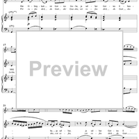 "Die Obrigkeit ist Gottes Gabe", Aria, No. 5 from Cantata No. 119: "Preise, Jerusalem, den Herrn" - Piano Score