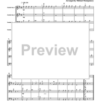 Twenty Folk Tunes for Bass Quartet (or Trio) - Score