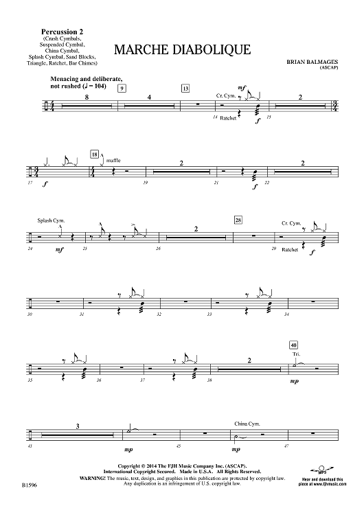 Marche Diabolique - Percussion 2