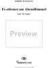 Six Songs, Op. 89, No. 1: Es stürmet am Abendhimmel