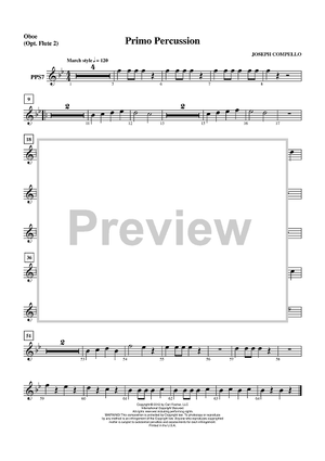 Primo Percussion - Oboe (Opt. Flute 2)