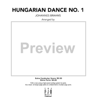 Hungarian Dance No. 1 - Score