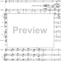 "Ein ergrimmter Löwe brüllet", No. 2 from "Die Schuldigkeit des ersten Gebotes", K35 - Full Score