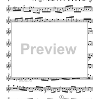 Allegro - from Brandenburg Concerto #2 in F Major - Part 2 Flute, Oboe or Violin