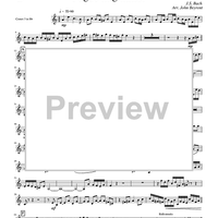 Fugue in g minor - Cornet 3 in Bb