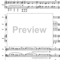 Trois Poèmes de la Renaissance - Score